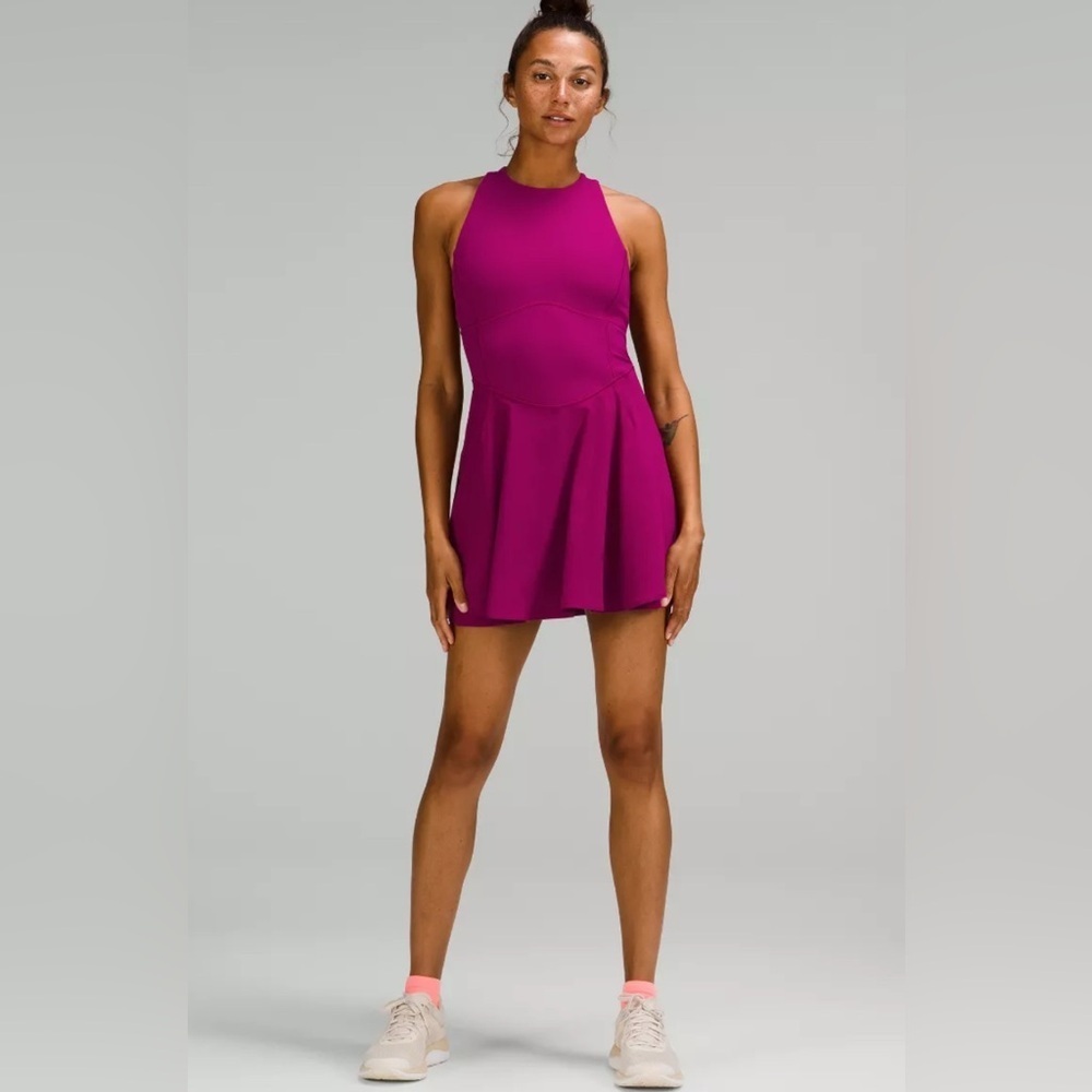 Lululemon Court Crush Dress DESIGNED FOR TENNIS Sz 4